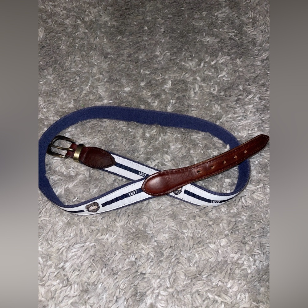 Belleair 1897 Golf Club - YRI Members Golf Belt Sz 42 Blue/White